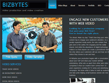 Tablet Screenshot of bizbytesmedia.com
